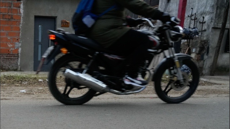 Imagen de archivo de una moticleta.