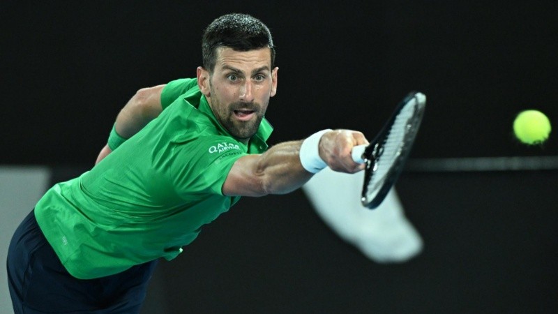 Djokovic hizo su estreno con un triunfo en el Abierto de Australia 2026.