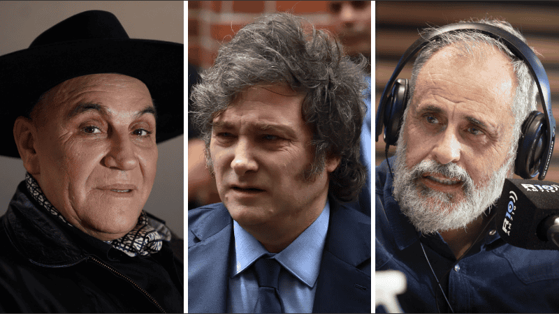 Jorge Rial apuntó contra el Chaqueño y Milei y el músico salió a responder.