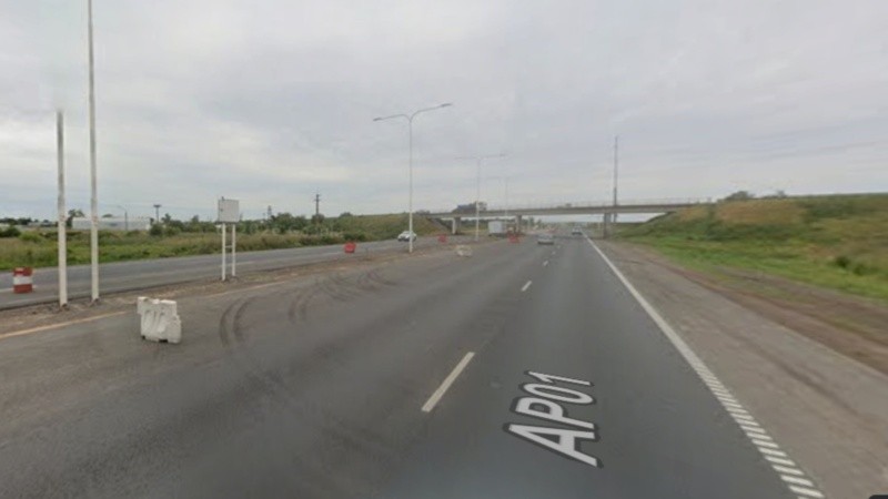 El corte no es sobre la autopista sino en el acceso sur de San Lorenzo hacia la A012.