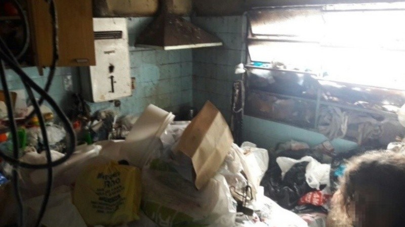 La cocina de la casa de Dorrego al 5500. (Rosario3)