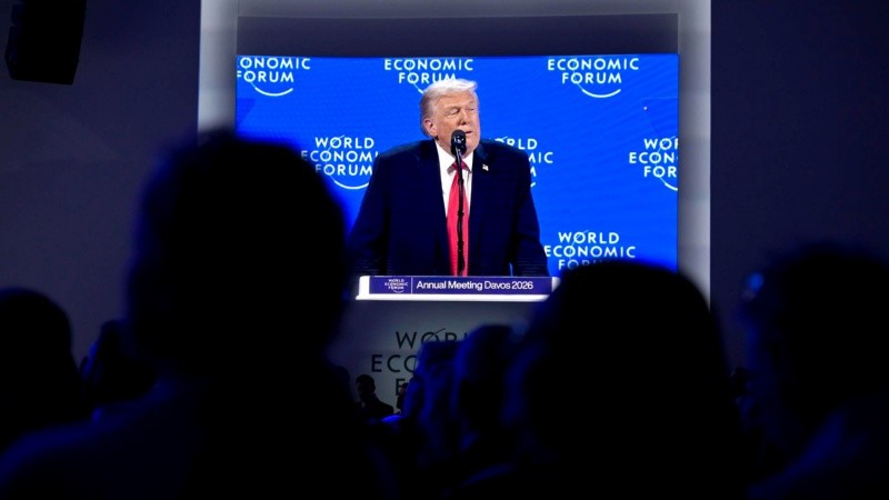 Donald Trump en el Foro Económico Mundial de Davos. (Foto: EFE)