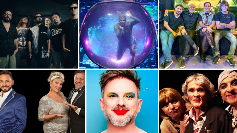 La grilla de espectáculos en Rosario.