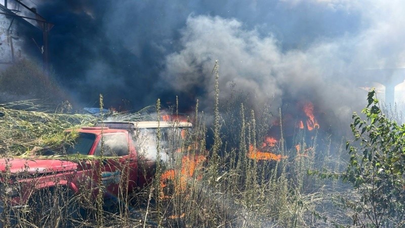 El viento y el calor complicaron las tareas.