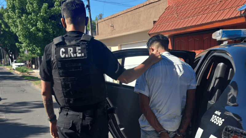 El delincuente fue trasladado a la comisaría 10ª.