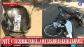 Fuerte choque entre una moto y un auto en barrio Cura.