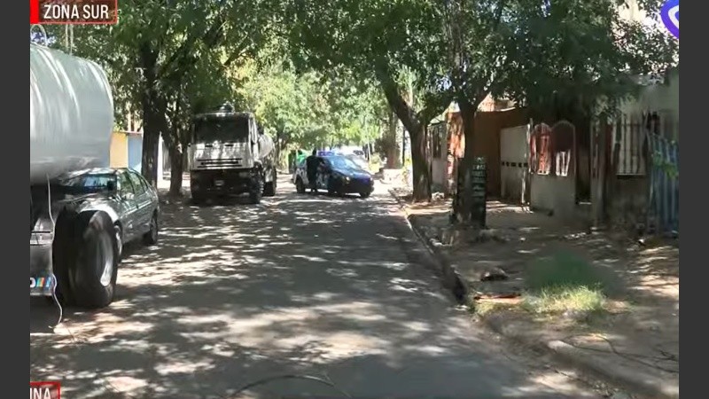 La Policía se hizo presente en el lugar.