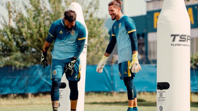 Broun y Ledesma son amigos y pelean por ser el arquero titular de Central.