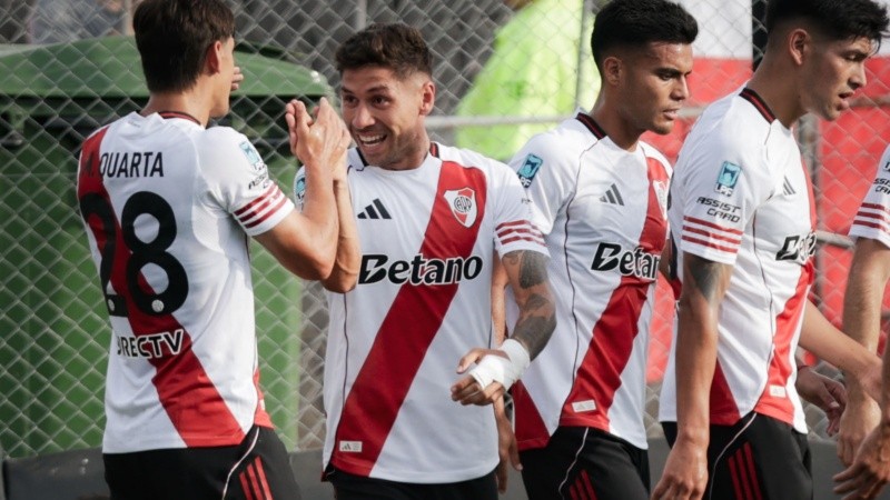 Gonzalo Montiel, el defensor campeón del mundo con Argentina, le dio la victoria al River de Marcelo Gallardo.