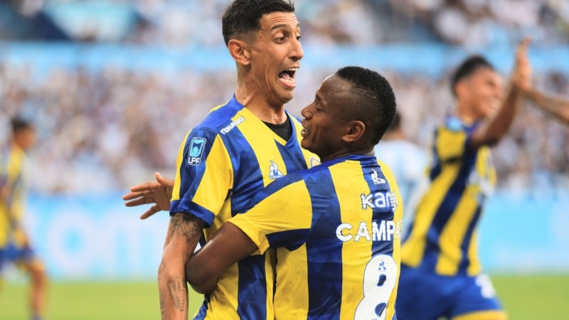 Di María convirtió un golazo para decretar el 1-0 de Central en el Cilindro.