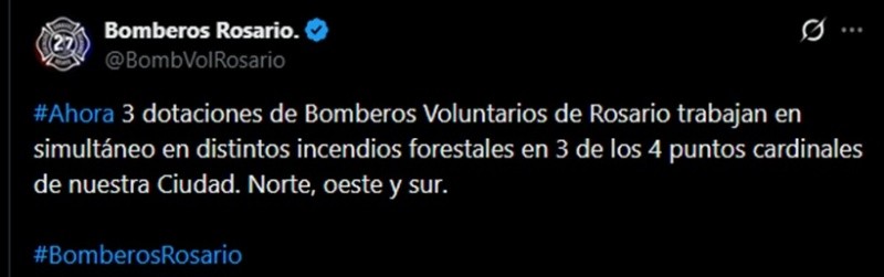 Bomberos no dan abasto con tanto operativo, según comentan en redes sociales.&nbsp;