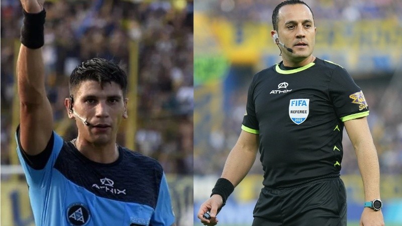 Árbitros, jueces de líneas y los encargados de VAR.