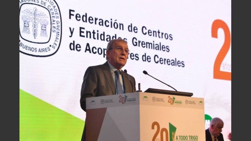 Fernando Rivara, presidente de la Federación de Acopiadores