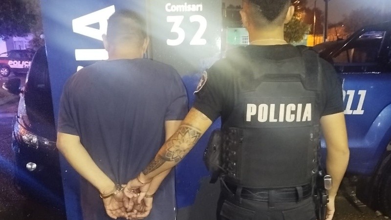 Juan Pablo C. fue trasladado a la comisaría 32ª.