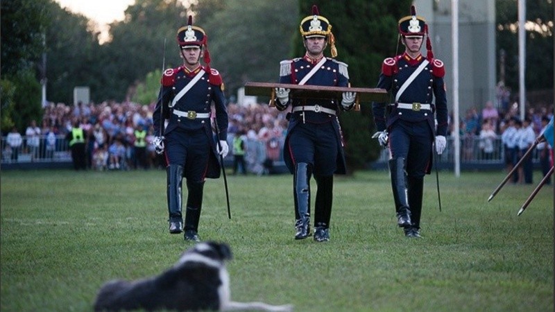 Fotografía del acto central por el 206º aniversario del histórico combate, en 2019. (Archivo)