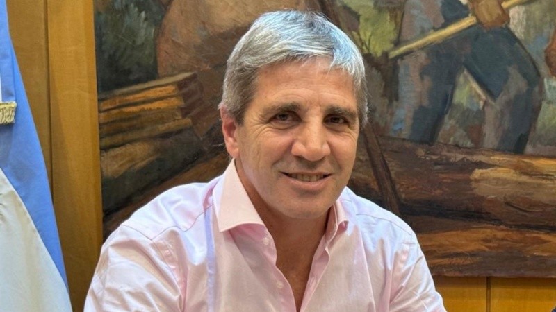 El ministro de Economía, Luis Caputo.