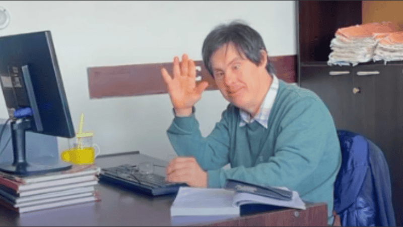 David María Carrillo hizo historia al jubilarse tras más de 20 años en el Poder Judicial de Jujuy. 