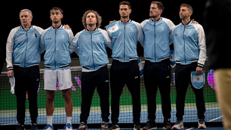 El equipo argentino de Copa Davis.