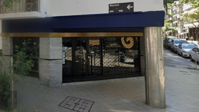 El local donde se produjo el arresto.