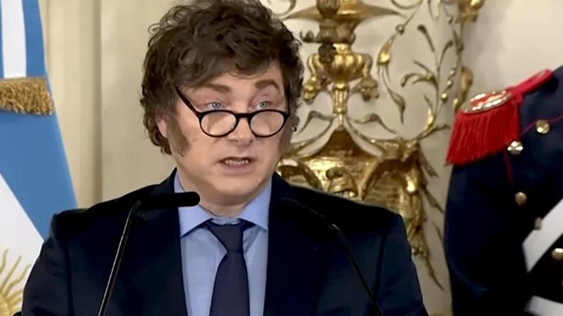 El presidente Javier Milei.