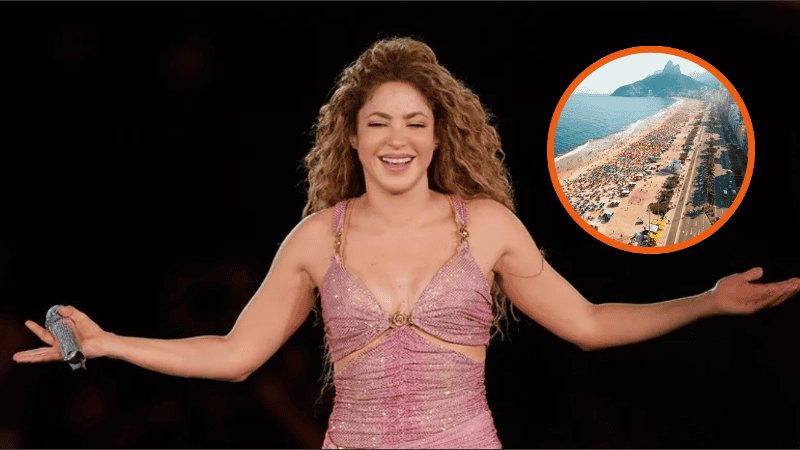 Shakira dará un show gratuito en Copacabana y esperan millones de personas.