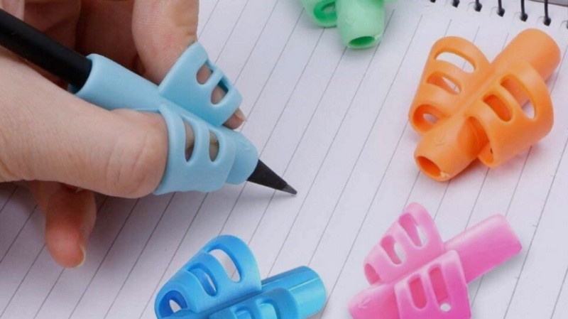 Grips ergonómicos para lápiz.