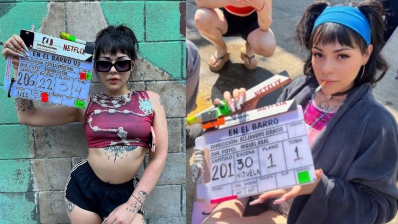 La artista rosarina que brilla en una serie de Netflix