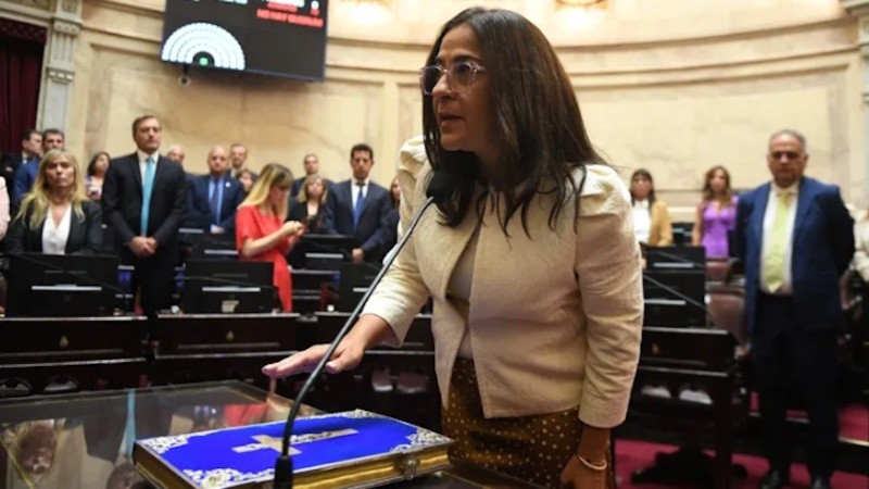&nbsp;Carolina Moisés juró como Vicepresidenta de la Cámara.