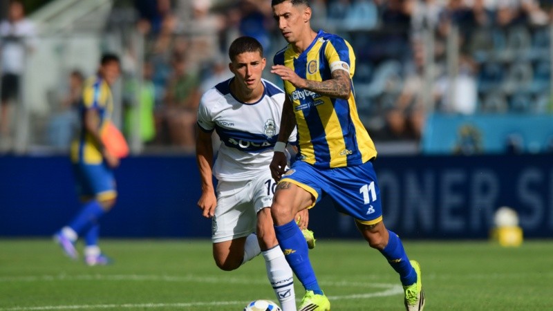 Di María jugó el clásico, hizo un gol y descansó en el partido siguiente ante Argentinos.