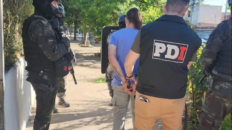 Imágenes del arresto de los tres acusados de las balaceras en Rosario