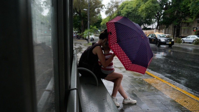 La lluvia llegará en las próximas horas.