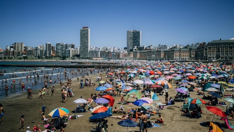 Mar del Plata, uno de los principales destinos turísticos del país.