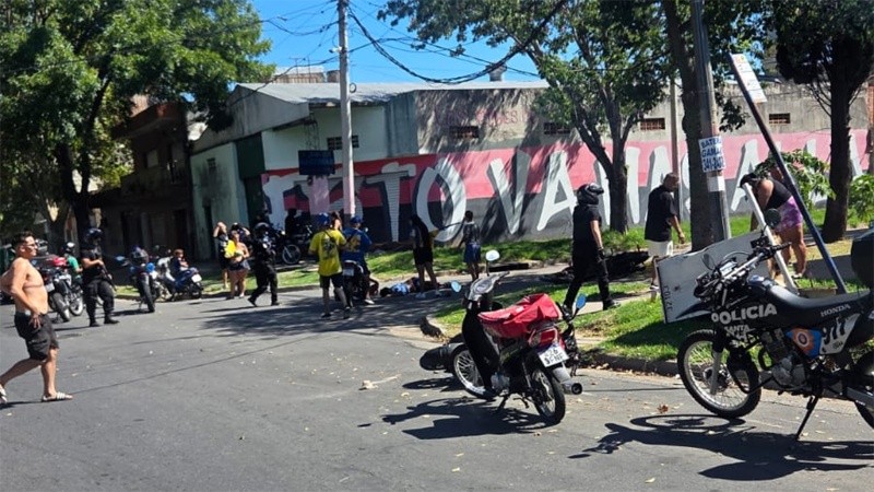 El choque afortunadamente no trajo consecuencias importantes.