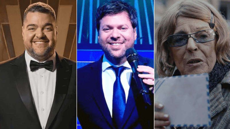 Darío Barassi, Guido Kaczka y una captura de la serie 