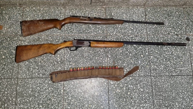 &nbsp;Las armas secuestradas.