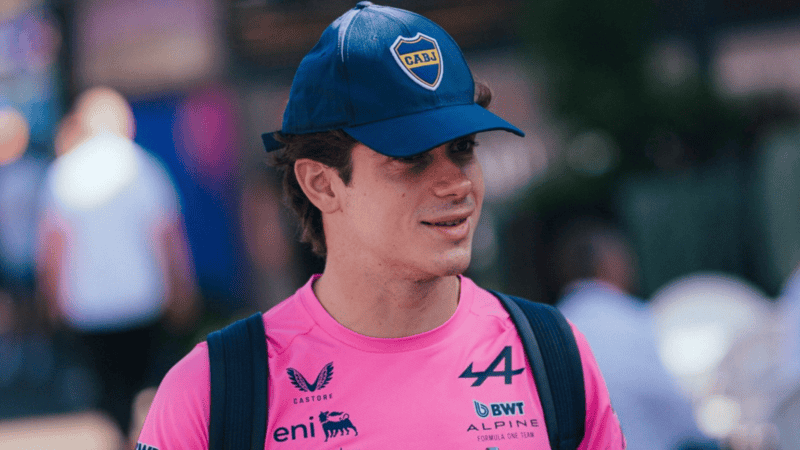 Colapinto comenzará las primeras prácticas a las 22.30 de este jueves.