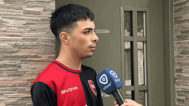 Valentín, el papá de Gia el bebé asesinado de un disparo en el corazón.