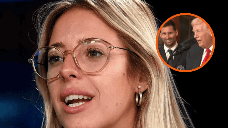 La crítica de Nati Jota por la visita de Lionel Messi a Donald Trump en la Casa Blanca.