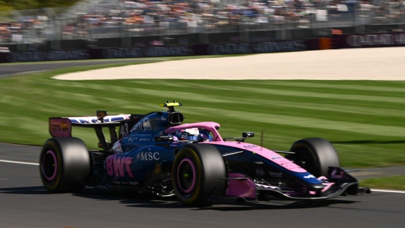 Colapinto completó este viernes los entrenamientos libres del Gran Premio de Australia.