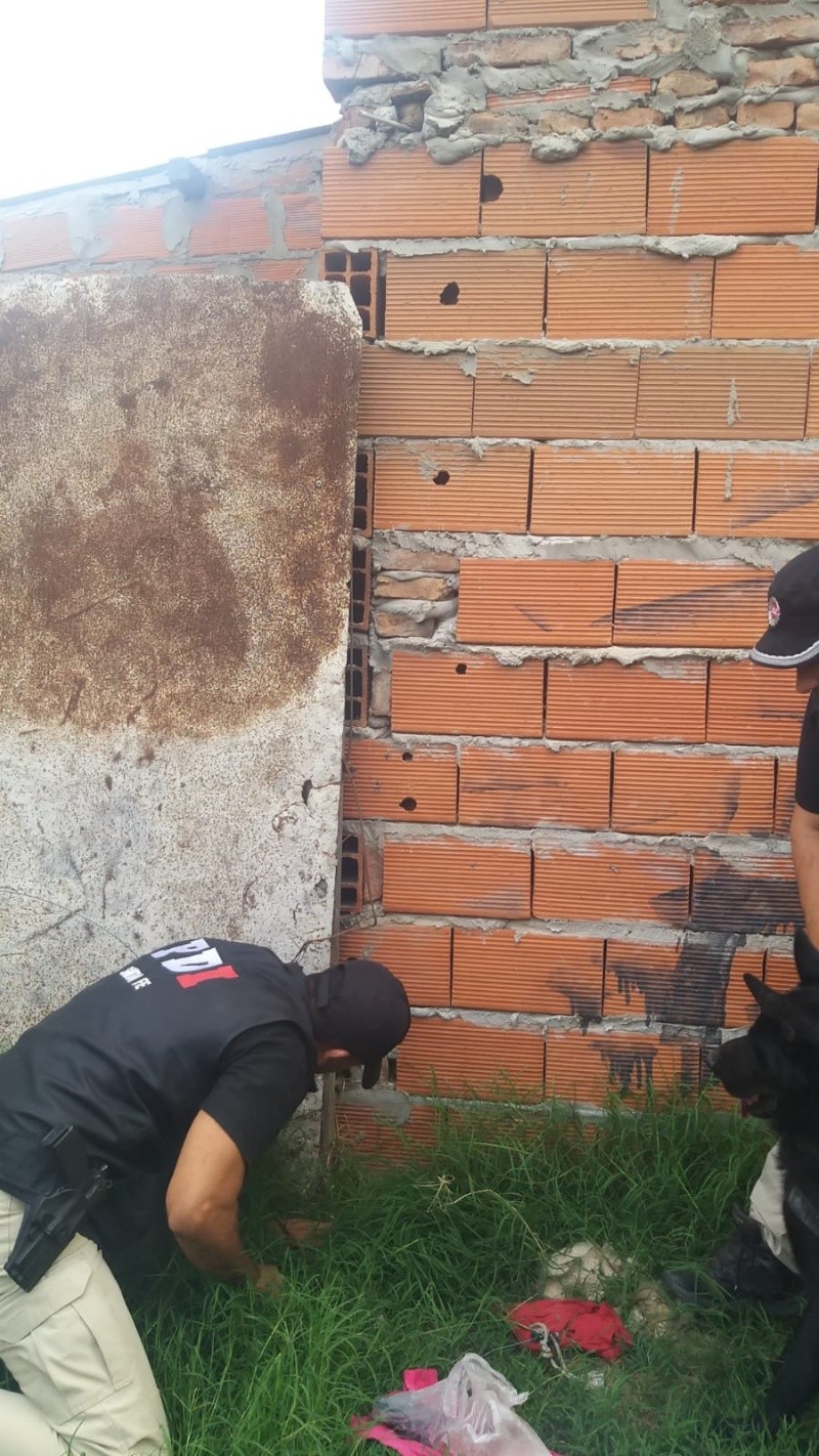 En total fueron cuatro allanamientos por microtráfico.