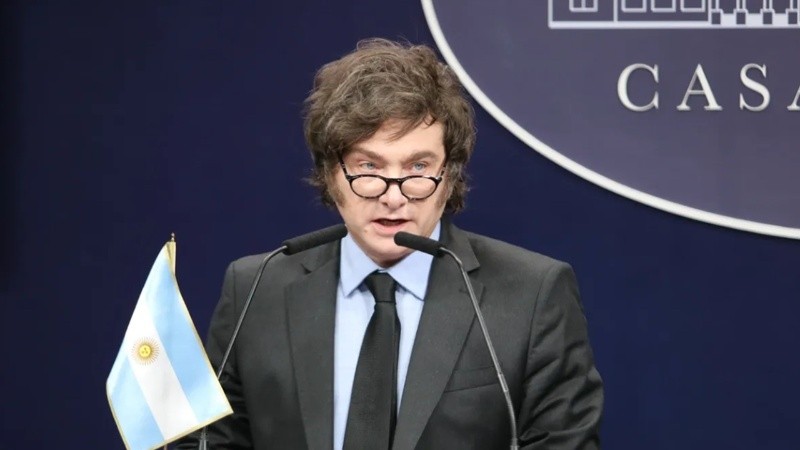 Milei dijo que Argentina está “en el lugar correcto de la historia por primera vez en 80 años”.