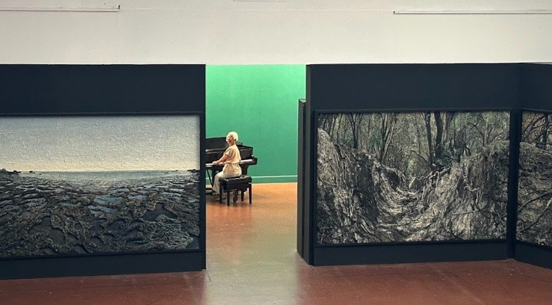 &nbsp;La pianista Silvina Gandini, en el marco de la muestra 