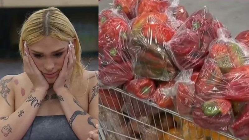 La participante gastó medio millón en morrones.