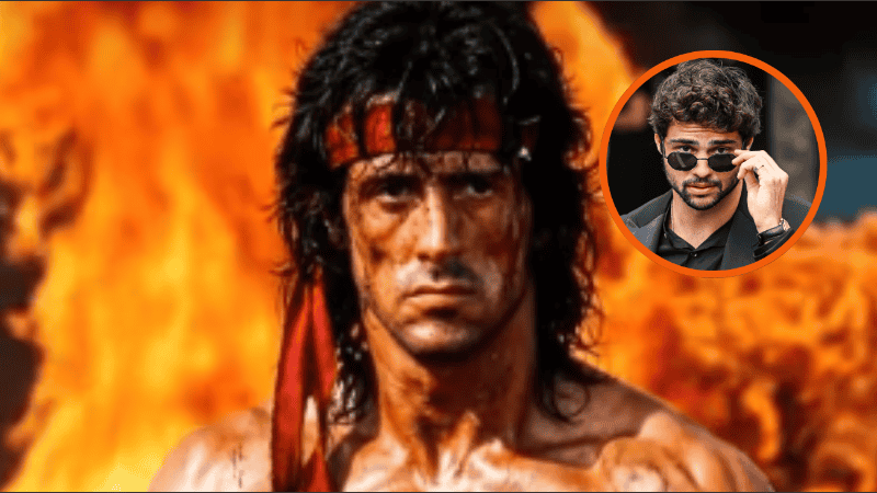 Sylvester Stallone regresa al universo Rambo, pero cede el protagonismo a Noah Centineo.