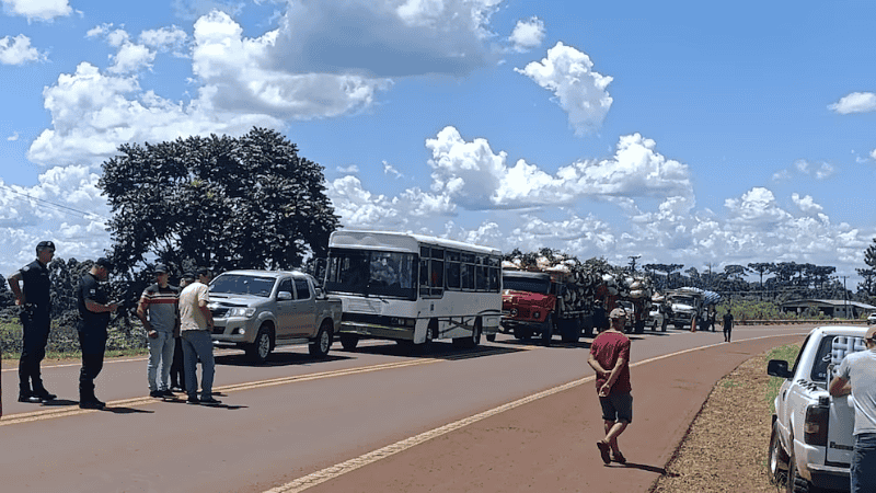 &nbsp;Protesta de yerbateros en Misiones.