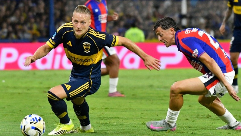 Ascacíbar volvió a marcar pero no alcanzó.
Foto: FOTOBAIRES
Fecha 10 Torneo Apertura Liga Profesional.