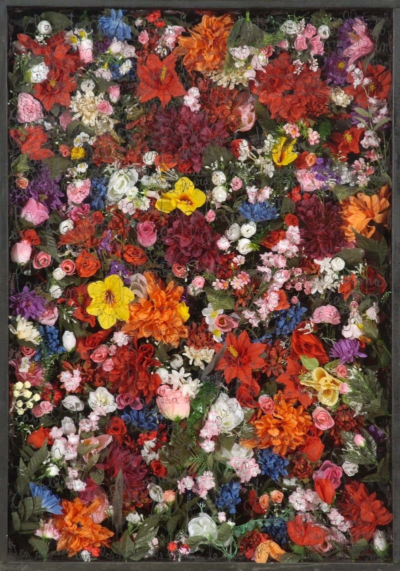 Foto de la obra Homenaje a las víctimas de la tortura (muestra Destellos, archivo del Macro).