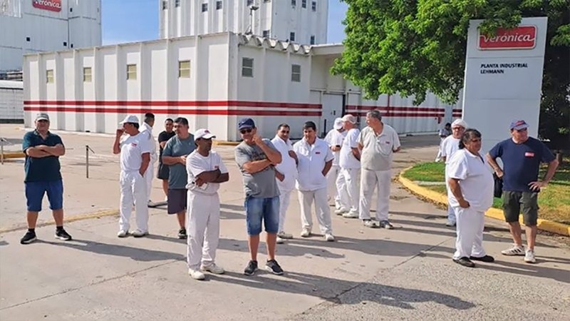 La fábrica de Verónica en Lehmann está paralizada.