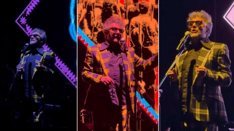 Tres postales de Fito Páez en la presentación del disco 