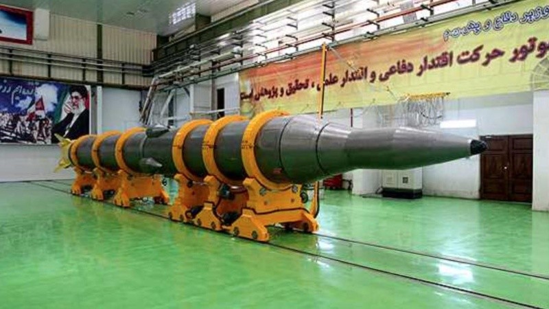 Una imagen del misil Sejil proporcionado por la agencia Iranian Press.